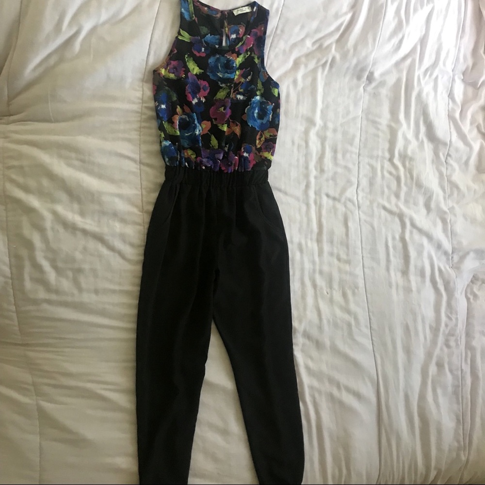 Pinc premium jumpsuit flower design top size M